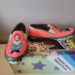 Irregular Choice G No Me O Gnome Flats, VGUC, Size 37